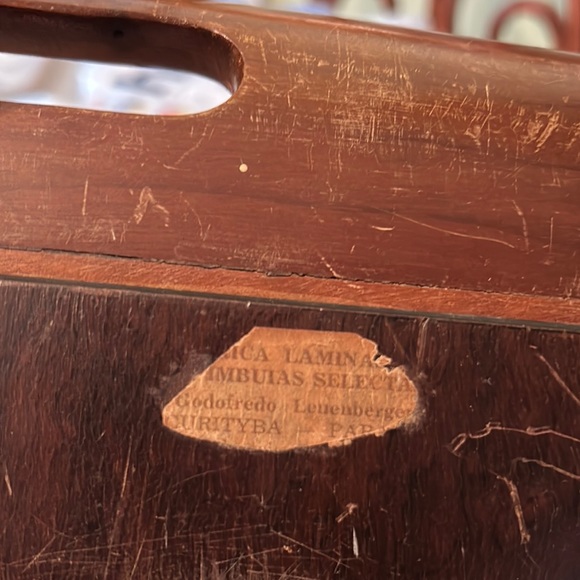 Charming tray over 100 years old Victorian butterfly shrooms fern nature core - Picture 3 of 12